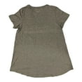 thumbnail image 2 of Hue Women's Short Sleeve Relaxed Fit Perfect Legging V-Neck Tee (Heather Grey, L), 2 of 2