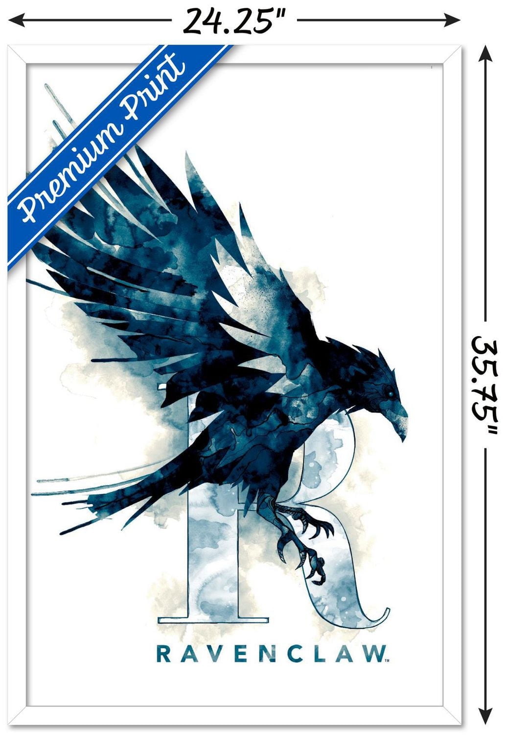 The Wizarding World: Harry Potter - Ravenclaw Illustrated House Logo Wall Poster