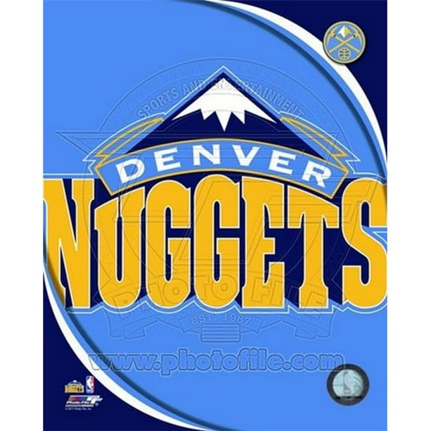 PhotofPFSAANP18701 Ile Denver Nuggets Équipe Logo Sport Photo - 8 x 10