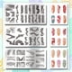 thumbnail image 3 of Juego de 3 placas para estampar uñas con textura de líneas, estampador de uñas con líneas onduladas, plantillas para uñas, placas de acero inoxidable con imágenes para uñas., 3 of 7