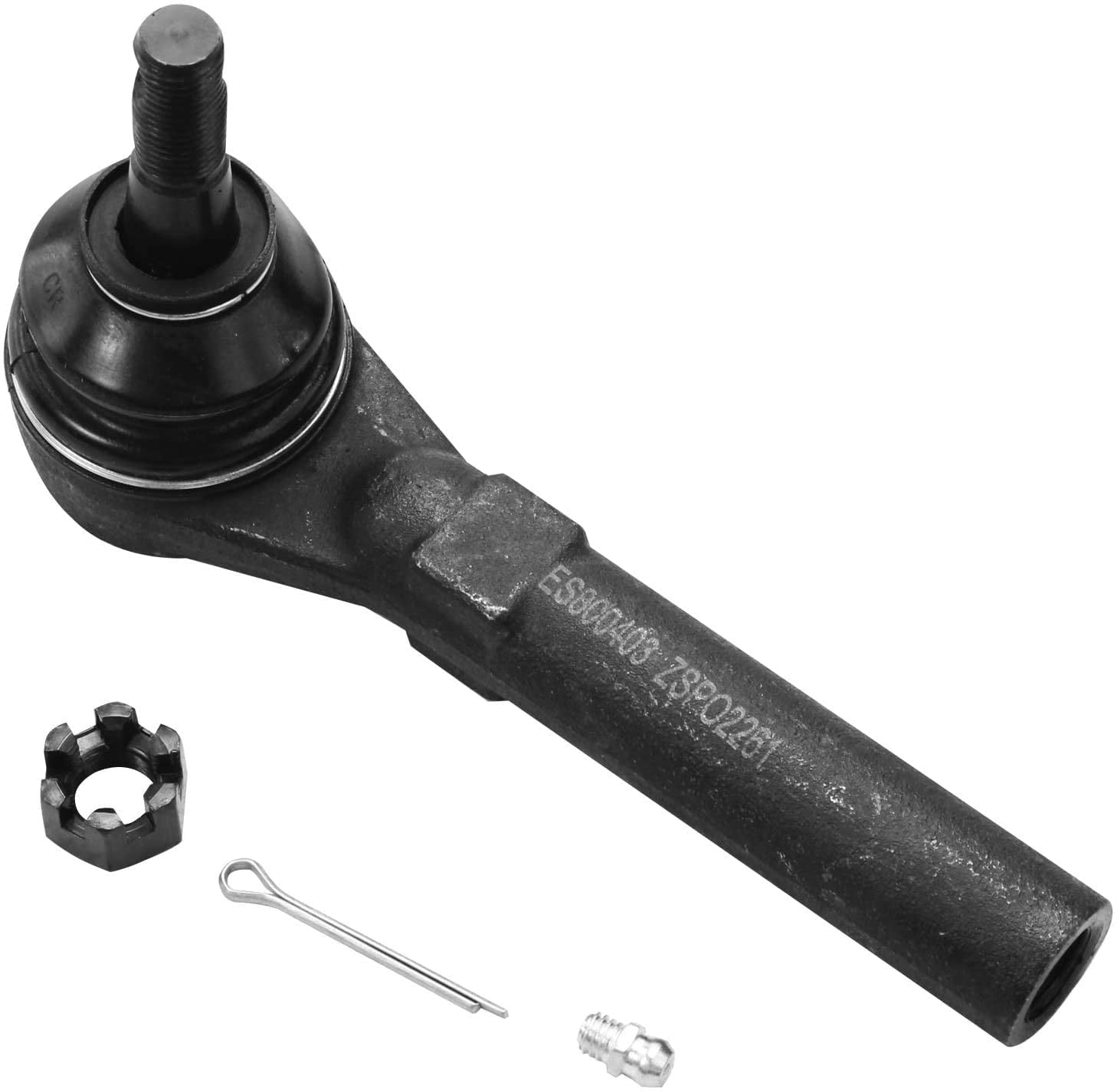 Detroit Axle - Front 4pc Tie Rods for 2008-2010 Town & Country Dodge Grand Caravan, 2009-2011 VW Routan, 4 Outer and Inner Tie Rod Ends Replacement
