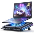 thumbnail image 1 of Laptop Cooling Pad llano V10 para juegos con ventilador de 4,72 pulgadas, 13-17,3 pulgadas, 1 of 7