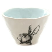 Tabletop Rabbit Bowl Ceramic Bunny Candy Easter Dh0034 Blue