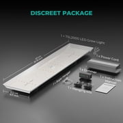 Mars Hydro TSL2000 300W LED Grow Light, Full Spectrum for 4x2ft Uniform Coverage, Daisy Chain & Dimmer