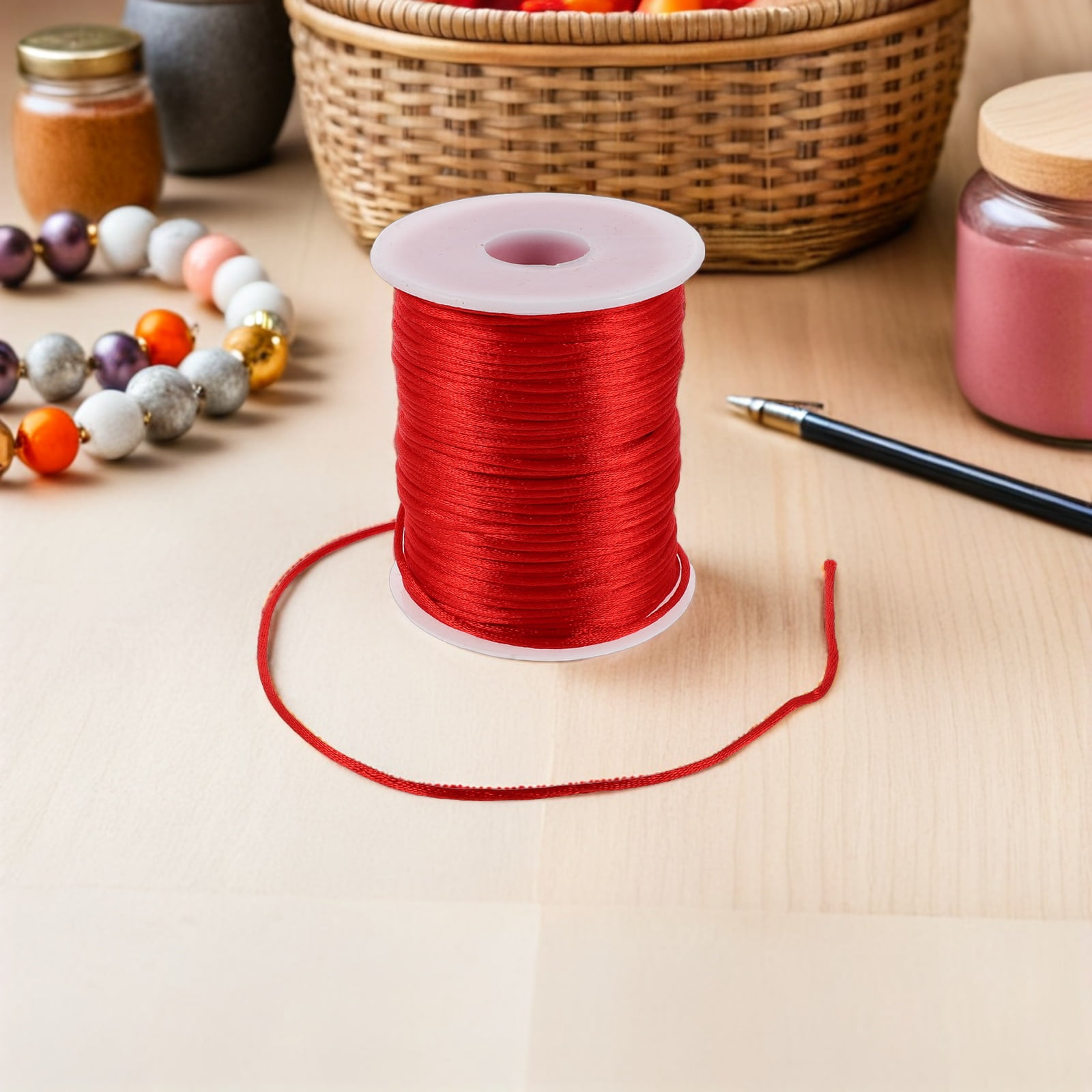 BESTYASH Waxed Polyester Cord for Jewelry Making, String for Bracelets, Necklaces, Crafts and Projects