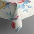 thumbnail image 3 of Pioneer Flower Floral Print Pattern Rectangle Tablecloth 60"x84",Waterproof Polyester Rectangle Table Cloth, Wipeable Spillproof Polyester Tablecloth for Dining, Camping, Indoor and Outdoor, 3 of 5