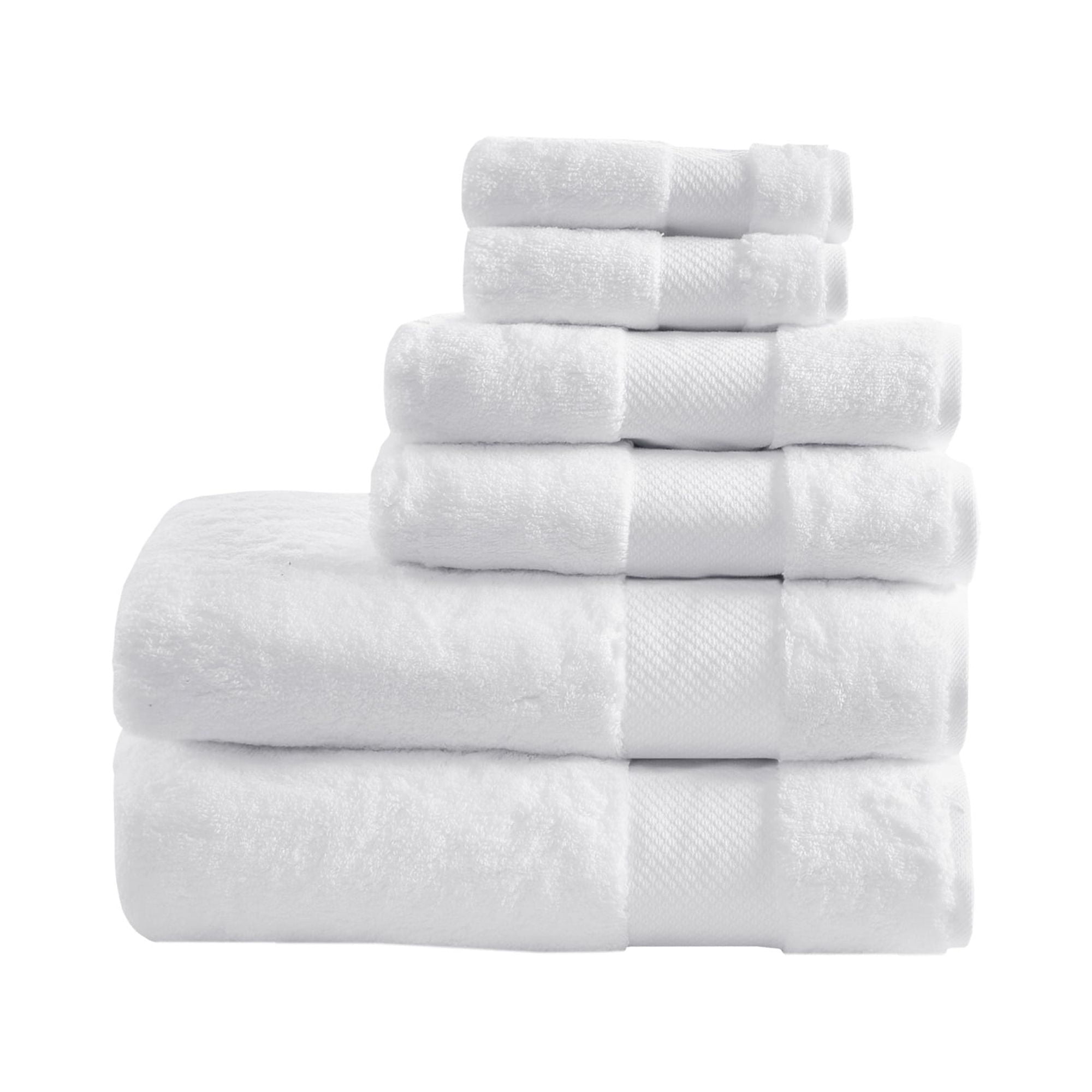 Stack of Clean Towels and Shell Stock Image - Image of aroma, luxury:  14227259