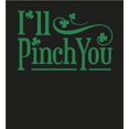 thumbnail image 2 of I'll Pinch You St. Patrick's Day Adult Black Crew Neck Short Sleeve Tee-Medium, 2 of 4