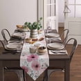 thumbnail image 2 of Pastoral Plants Flowers Table Runner Wedding Party Dining Table Runner Placemat Home Kitchen Table Decor, 2 of 5
