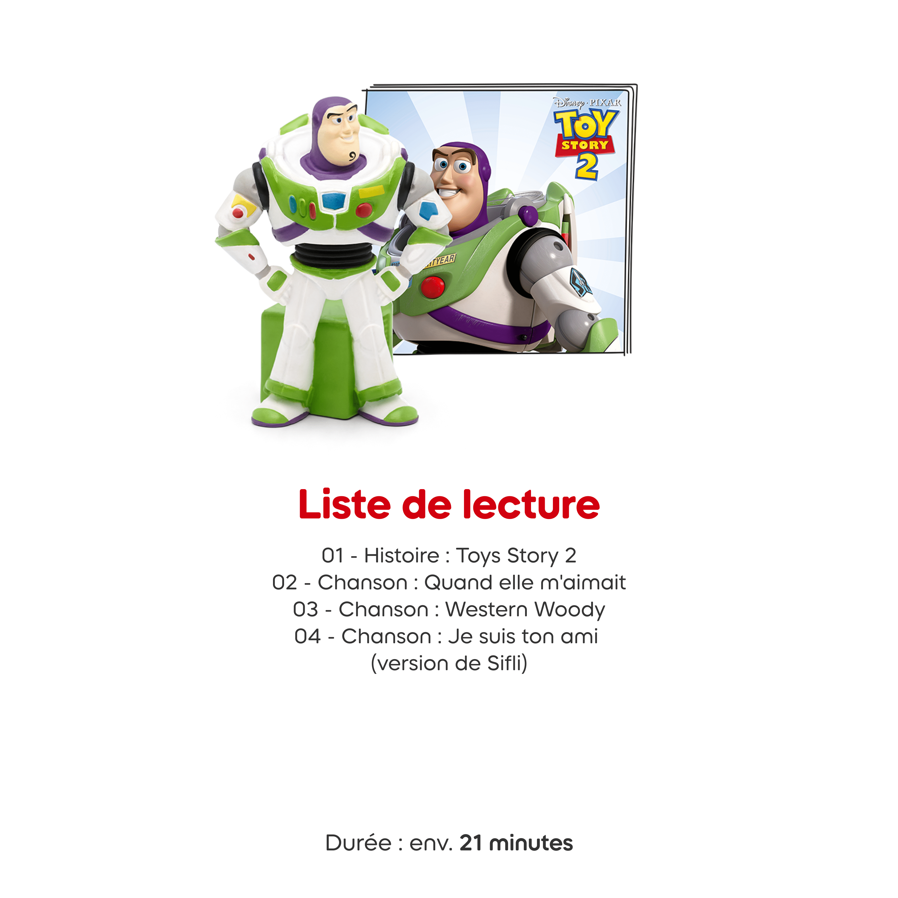 Tonies Figurine Audio -Disney Toy Story 2 Buzz