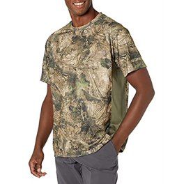 Chemise Homme Camouflage Manches Courtes en Coton Chemisette Ete Avec