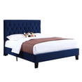 thumbnail image 2 of Blue Cal King Upholstered Bed, 2 of 5