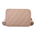 thumbnail image 2 of Bolsos Cruzados Lady Crossbody Bags Romboide Bordado Hilo PU Bolsa de hombro para el trabajo (Caqui) Hugtrwg Para Estrenar, 2 of 8