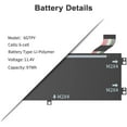 thumbnail image 2 of 6GTPY Battery for OEM Dell XPS 15 9570 9560 9550 7590 Precsion 5530 5520 5510, 2 of 6