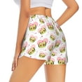 thumbnail image 3 of Bixox Women's Avocado Lovers pattern 2 in 1 Running Shorts - Lightweight Athletic Workout Gym Yoga Shorts Liner with Pockets - XX-Large, 3 of 7