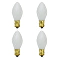 thumbnail image 3 of Northlight C7 Opaque Christmas Replacement Bulbs - White - 4ct, 3 of 9