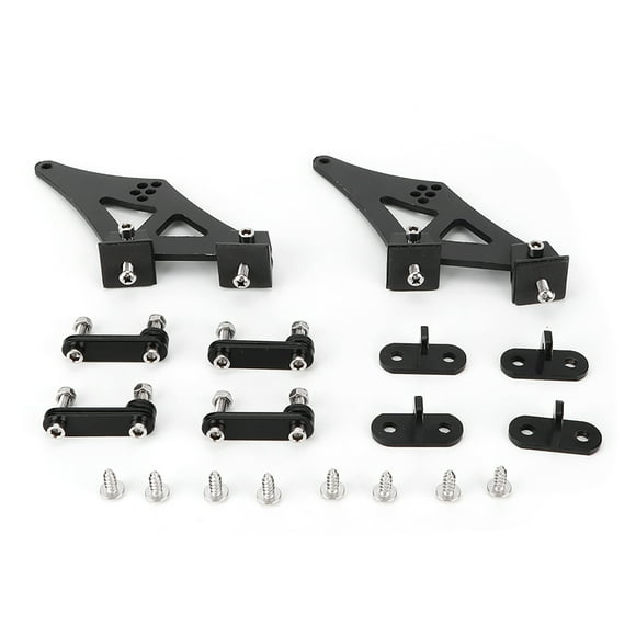 Soportes de montaje de patas de alerón trasero de carreras, ala trasera de aleación de aluminio CNC Universal para coche de 5" Jadeshay A