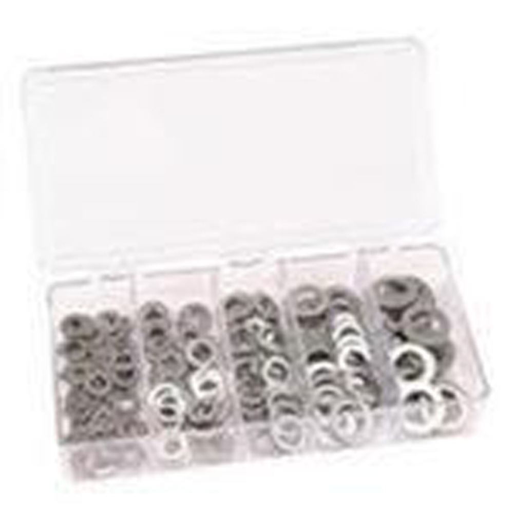Dottie FW2 Assorted Flat Washer Kit, Zinc Plated