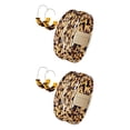 thumbnail image 1 of Sonducket Pulseras Pendientes Estampado de leopardo Brazalete colgante apilable Buena artesanía Joyería de moda Decoración perfecta marrón marron oscuro 2Conjunto, 1 of 6