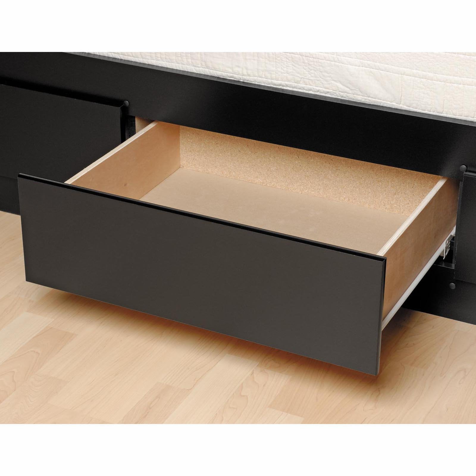 Queen Mates Platform Storage Bed With 6 Drawers White Box 1 Of 3 Queen Mates Platform Storage Bed With 6 Drawers White Box 1 Of 3 Com