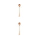 thumbnail image 3 of Ounissouiy Cucharas de mango largo de acero inoxidable, bonita cucharadita de café, mezcla para beber, postre, cuchara para helado, accesorios de Type6 NO6, 3 of 6