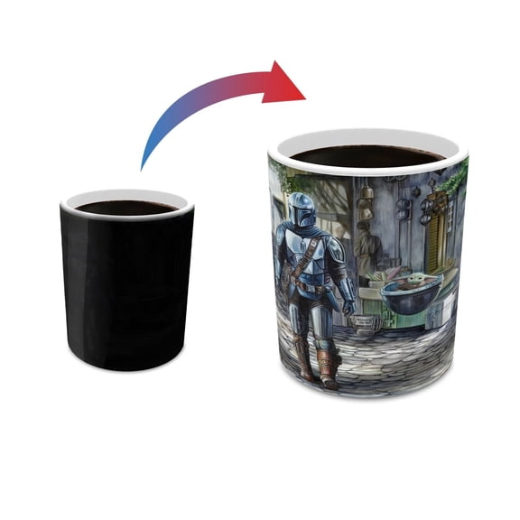 Star Wars (The Mandalorian - A Welcome Sight) Morphing Mugs® Heat-Sensitive Mug MMUG1661