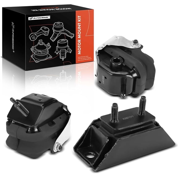 A-Premium 3PCS Engine Motor Mount and Transmission Mount Kit Compatible with Ford F-150 F150 2004, 4.6L, 4WD Only, Replace# F85Z6068EA, 5L7Z6038CA
