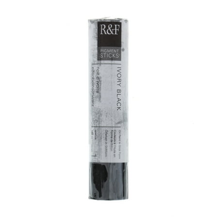 UPC: 0836943006126 | R&F Handmade Paints Pigment Stick  188ml  Ivory Black