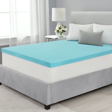 Allswell 4" Memory Foam Mattress Topper Infused with Copper Gel, Twin ...