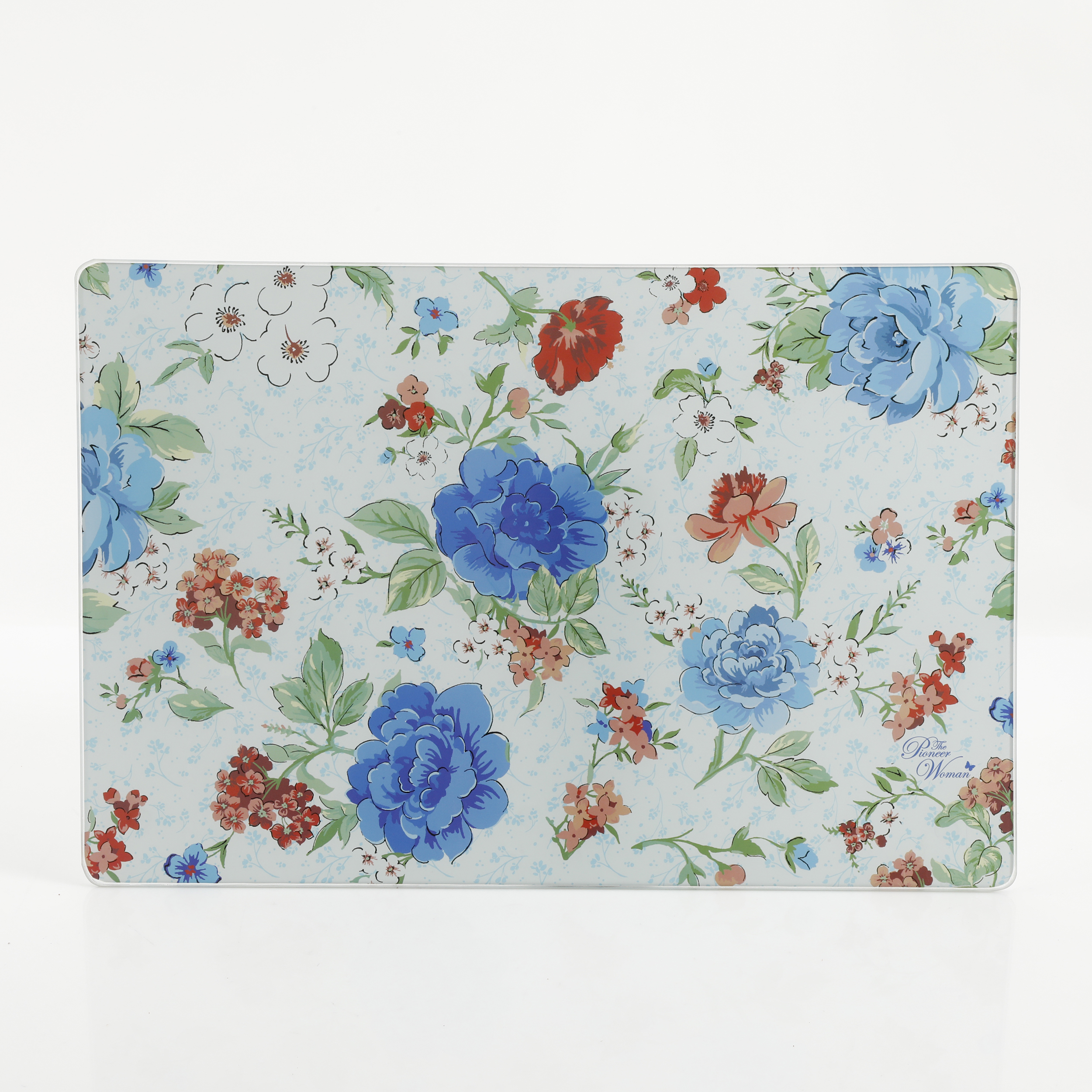 The Pioneer Woman Classic Charm 12" x 18" Glass Cutting Board