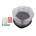 thumbnail image 2 of Round Mushroom Monotub Kit, Drainage Outlet Inflatable Mushroom Grow Bag PVC Plastic  for Home, 2 of 8