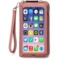 thumbnail image 1 of Handbag for Women Wristbands Touch Screen RFID Blocking Phone Pouch Card Holder Cell Phone Pouch, 1 of 5