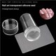 thumbnail image 5 of Sello De Uñas Con Tapa, Placa De Silicona Para Estampar Uñas, Sello De Uñas Transparente Con Raspador, Sello De Uñas Visible Con Cabeza Desmontable De 2,8 Cm/1,1 Pulgadas Cateissary CE001968-00, 5 of 7