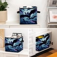 thumbnail image 6 of Bats Foldable Cube Organizer with Handle, 10.8"x10.5"x10.6", Large Capacity Storage Containers Storage Box, 6 of 6