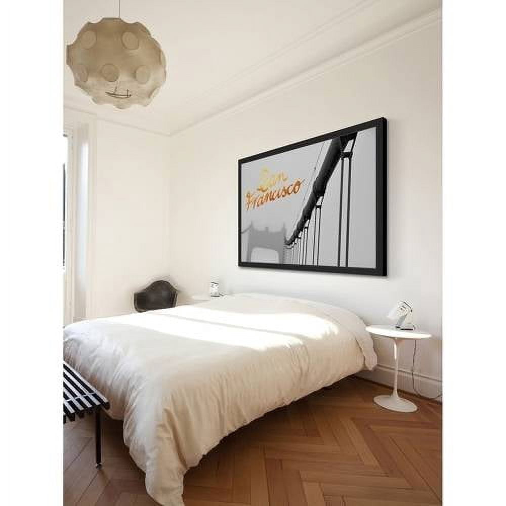 "Golden Gate Bridge" Framed Painting Print