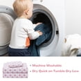 thumbnail image 5 of Viviland Cherry Bow Print Twin Bed Set, Soft Pink Microfiber Style for Girls & Toddlers, 5 of 7