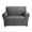 Dark Grey_Single seat, variant on Color Elastic Sofa Protect Premium Milk Silk Polyster Fabric Not Deadly Substance Low Maintenance Couch Case for Family