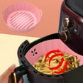 thumbnail image 1 of Dvkptbk Air Doublures pour Friteuse à Chaud Casserole en Silicone pour Friteuse à Air Chaud Doublures en Silicone pour Friteuse à Air Panier Antiadhésif pour Friteuse à Air Accessoires, Remplacement Réutilisable du Papier Parchemin Inflammable en Liquidation, 1 of 3