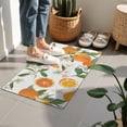 thumbnail image 4 of Orange Fruits Flowers White Pattern Door Rugs,Washable Non Slip Door Mats Indoor,Decorative Door Mats,Entry Mat Indoor for Entrance,Bedroom,Kitchen,Bathroom,16"x24", 4 of 6