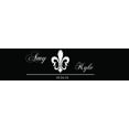 thumbnail image 2 of 100 Black with White Fleur de Lis Wedding Anniversary Engagement Party Water Bottle labels Birthday Party Easy to Use Self Stick Labels, 2 of 4