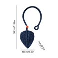 thumbnail image 3 of EGYMEN Bohemian Curtain Strap, Hand Woven Leaf Tiebacks for Curtains, Polyester Tassel Curtain Holders, Decorative Curtain Buckles for Homestay and Farmhouse Style (Black), 3 of 6