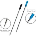 thumbnail image 3 of 30 Replaceable Ballpoint Pen Refills for Cross Style Pens, 11.4 cm (Black & Blue), 3 of 7