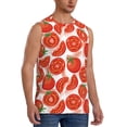 thumbnail image 2 of Fotbe Men's Tomatoes Print Men's Sleeveless Muscle Tank Tops Casual T-Shirts for Gym Workout Beach-Small, 2 of 8