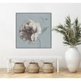 thumbnail image 3 of Giant Art Canvas  30x30 FLORAL SYMPOSIUM II Framed in White, 3 of 3
