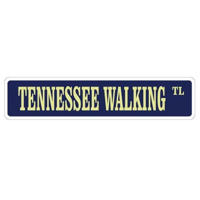 SignMission SS-Tennessee 4 x 18 in. Tennessee Walking Horse Street Sign - Horses Farm Walker Trainer Riding
