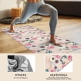 thumbnail image 4 of Pioneer Flower Floral Print Pattern Hot Yoga Mat Towel Non Slip for Hot Yoga - Quick-Drying Yoga Mat Cover with 4 Corner Pockets with Travel Bag - Hot Yoga Towel Non Slip 74"x26", 4 of 6