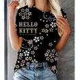 thumbnail image 1 of Camisetas de Hello Kitty para mujer, ropa de moda, ropa de calle, camisetas de manga corta, camiseta informal para niñas, Top con lazo, 1 of 7