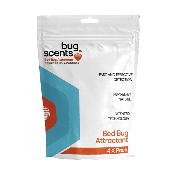 BugScents Bed Bug Attractant - 4 Pack by LiphaTech