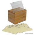 thumbnail image 3 of Bamboo Recipe Box For Organize And Store Recipes In The Kitchen, 3 of 5