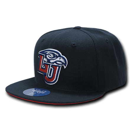 Acrylic College Hat - NCAA Liberty University Freshmen College Fitted Caps Hats 6 7/8 Navy
